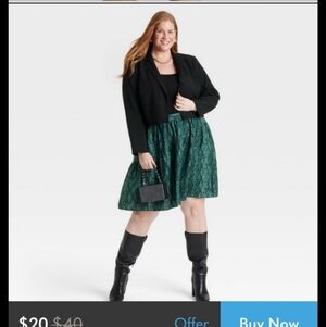 Elevate your wardrobe with the Ava & Viv Open Black ) Jacket, a versatile piece